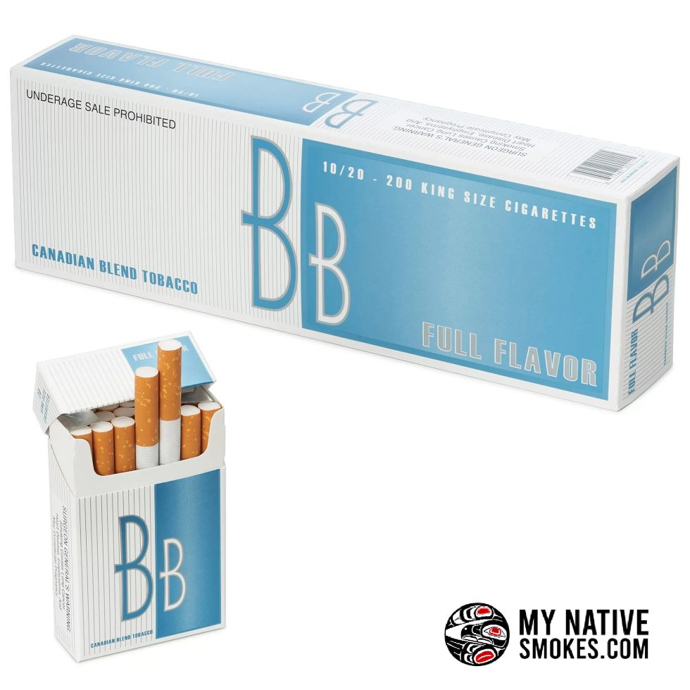 BB Full Flavour Cigarettes Canada King Size 200-cigarette carton