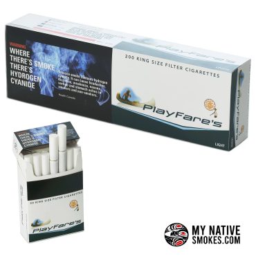 Playfare’s Lights Cigarettes from My Native Smokes featuring cheap Canadian cigarettes, Native cigarettes, and Canadian smokes available online in Canada.