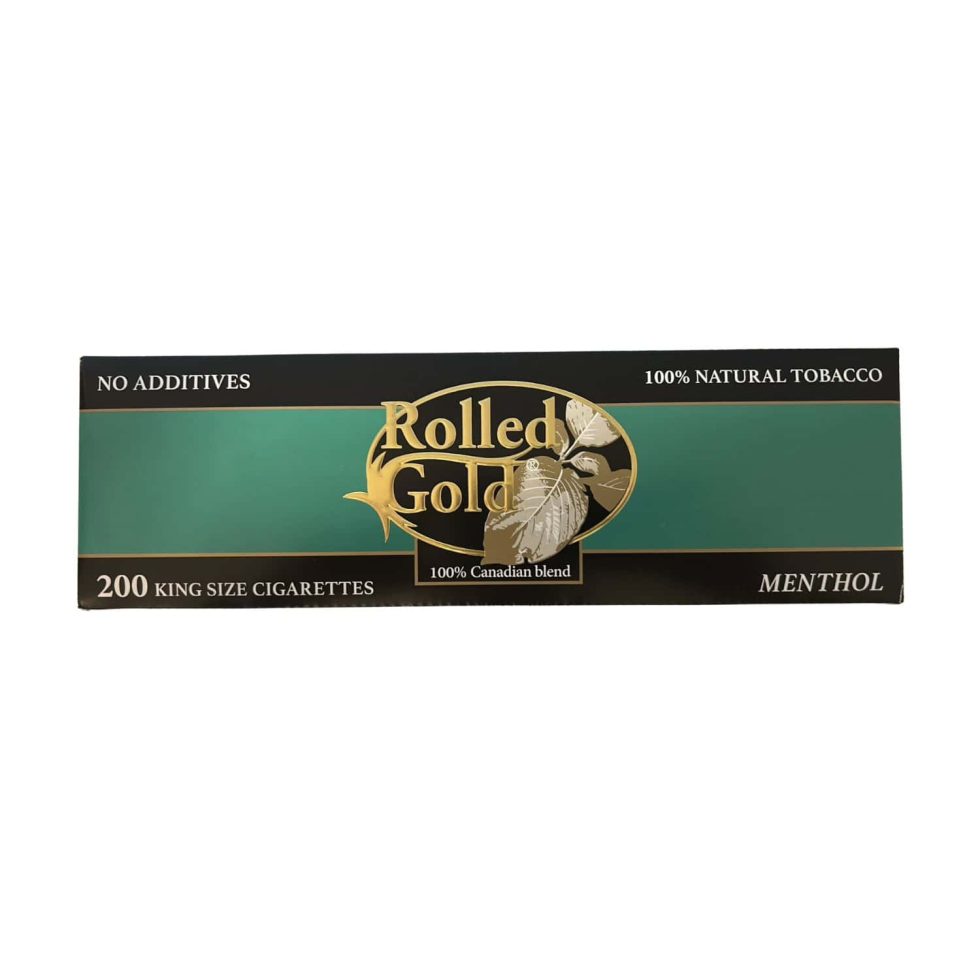 Rolled Gold Menthol cigarettes carton cheap native smokes Canada menthol