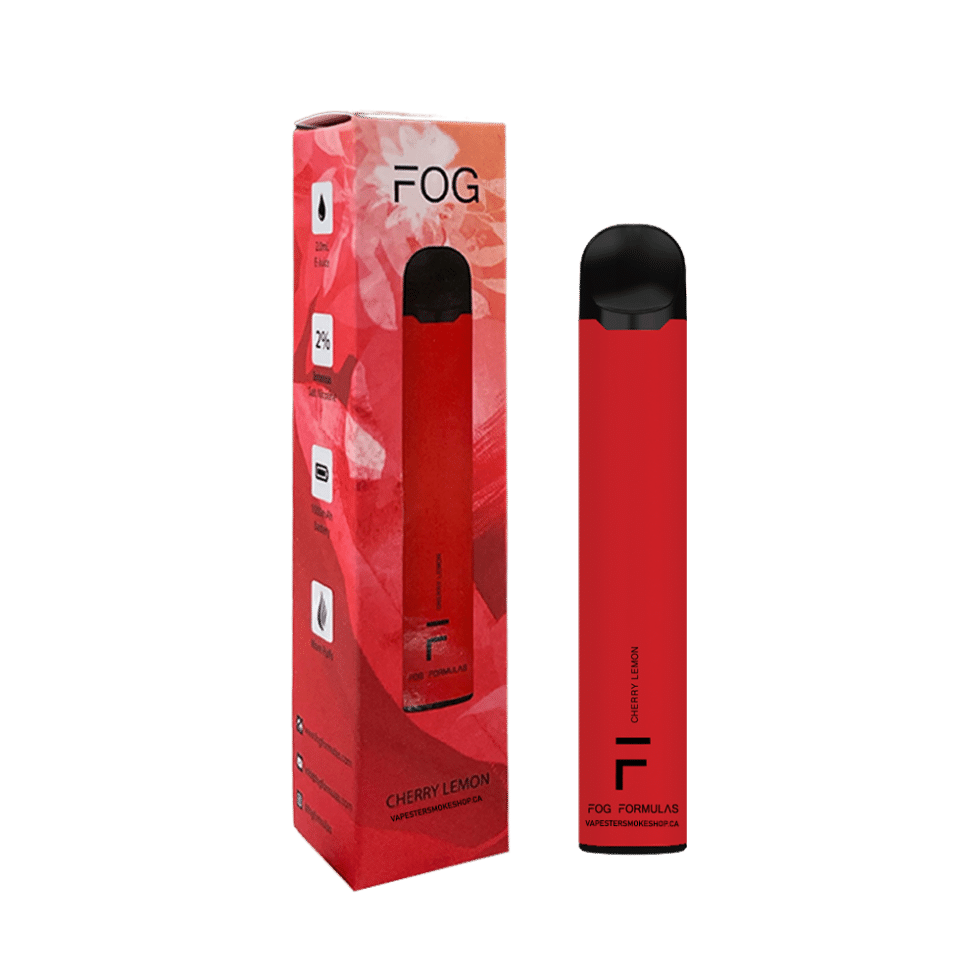 Fog Formulas Series 16 disposable vape Canada 1600 puffs prefilled no charging