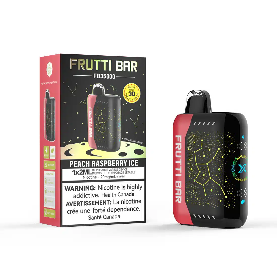 FRUTTI BAR K Peach Raspberry Ice