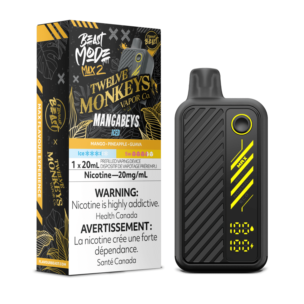 Flavour Beast Mode Max 2 x 12 Monkeys 50K - Mangabeys Iced