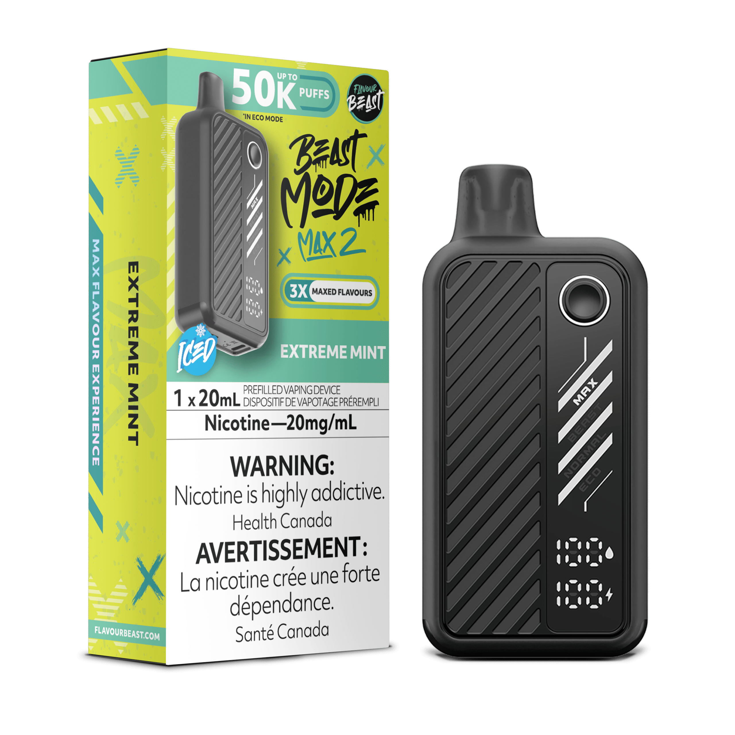 FlavourBeast BeastModeMax FEB RENDER FAM mg ExtremeMint