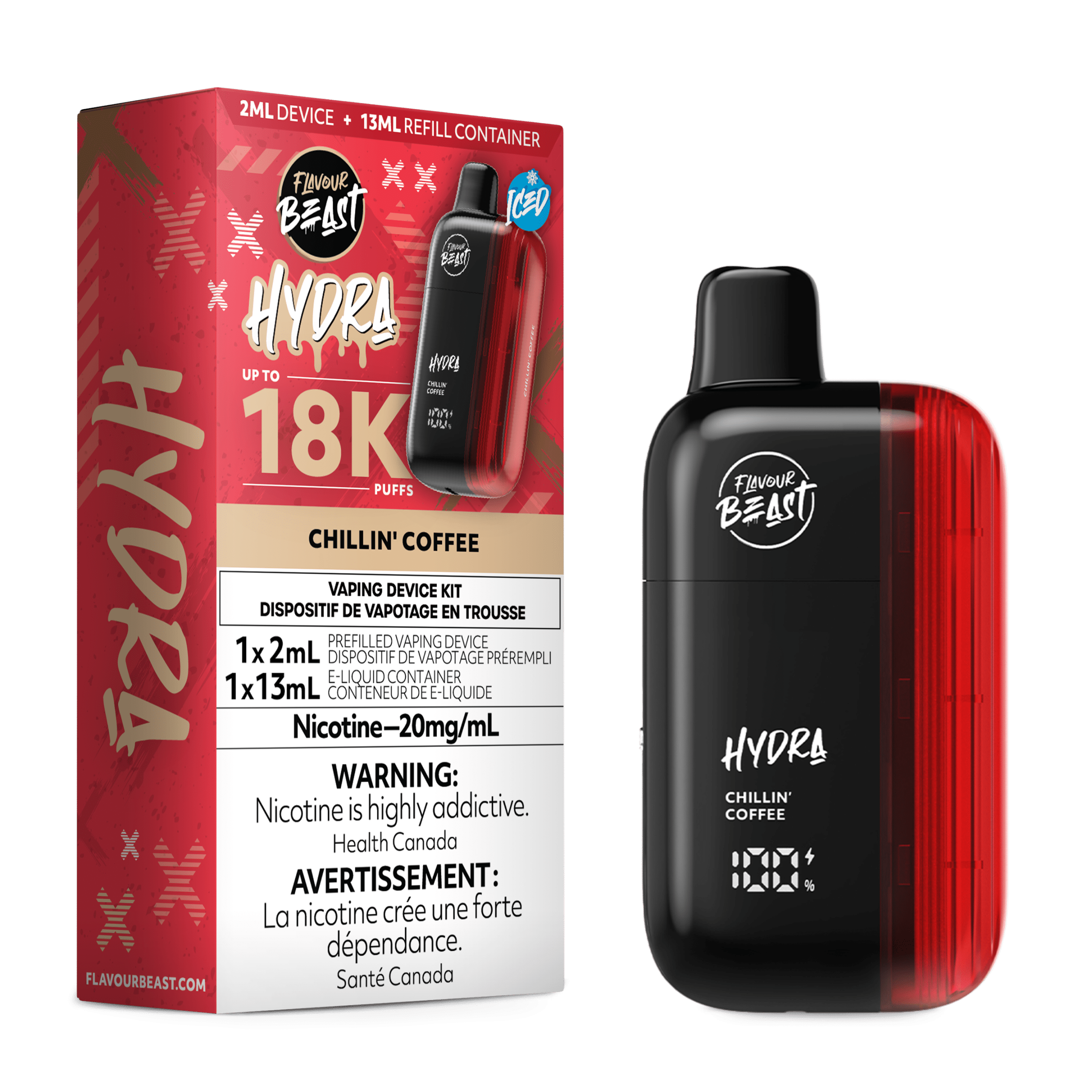 FlavourBeast Hydra MAR RENDER FAM mg ChillinCoffee