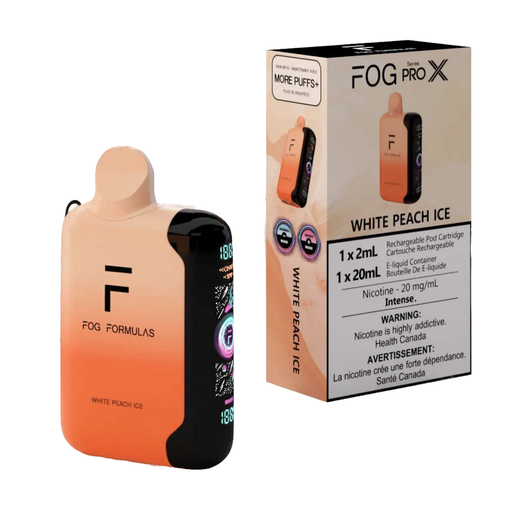 Fog Formulas ProX K White Peach Ice