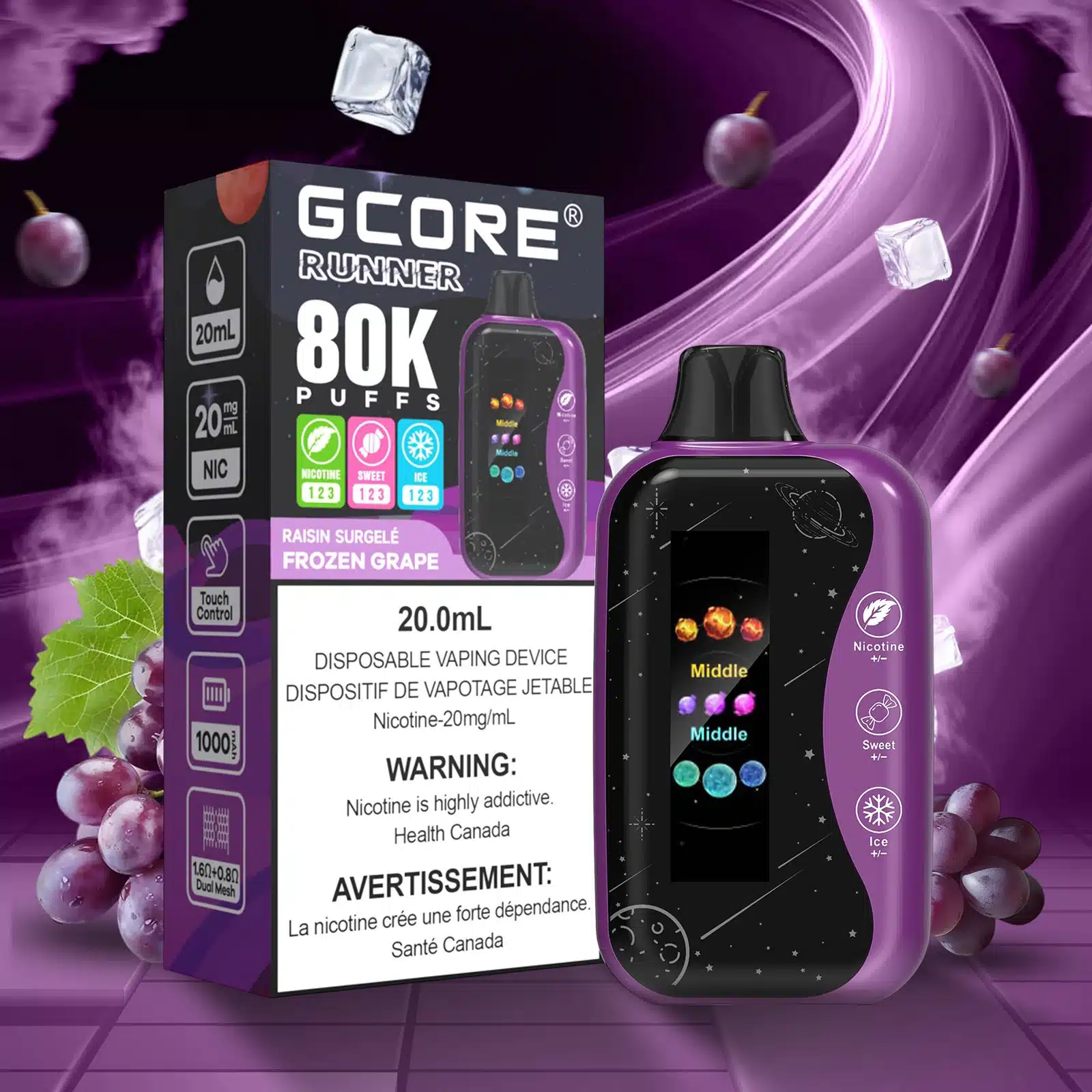 GCORE Runner k Frozen Grape