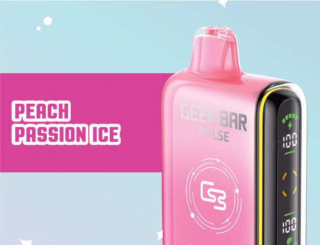 GEEK BAR PULSE DISPOSABLE PEACH PASSION ICE