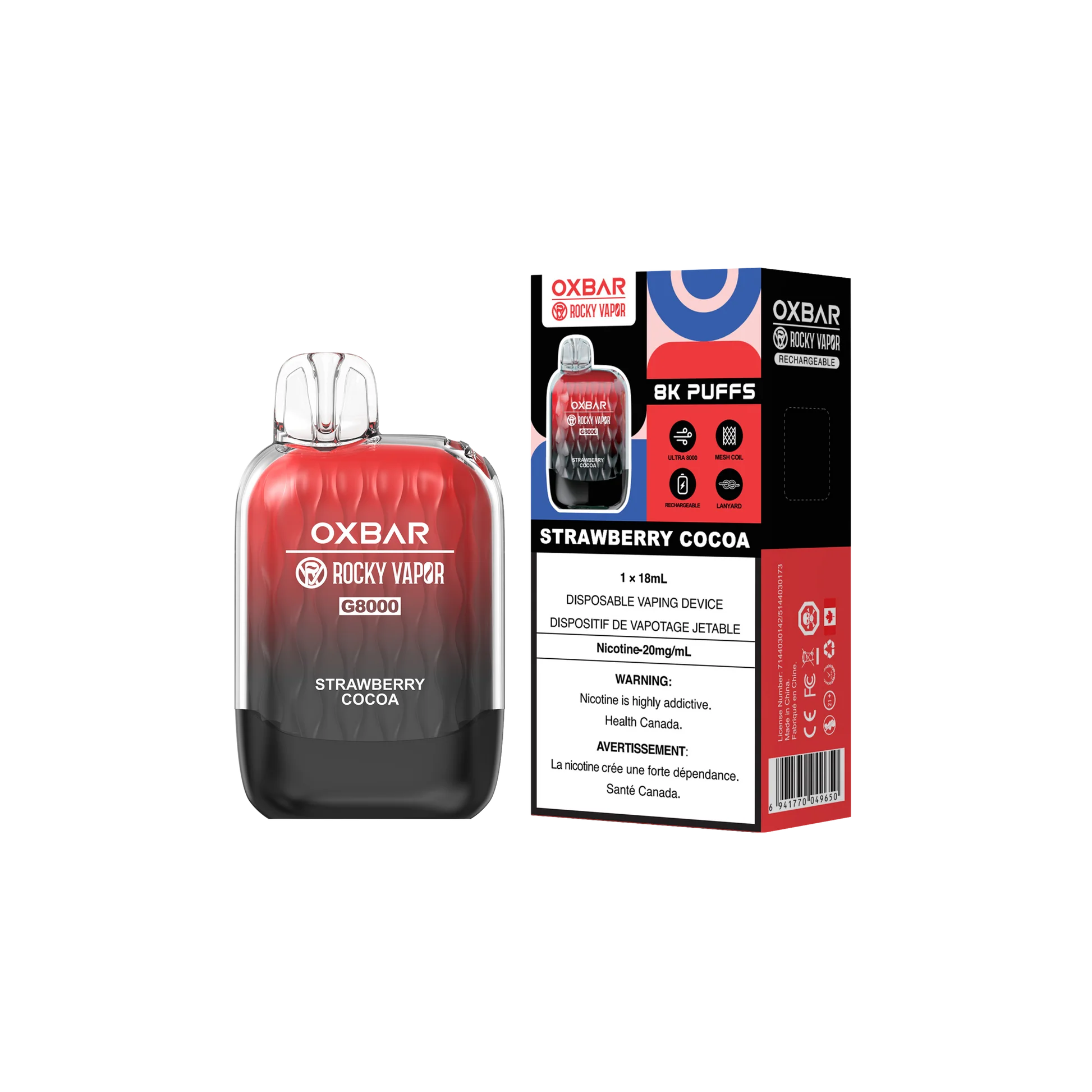 OXBAR Strawberry Cocoa