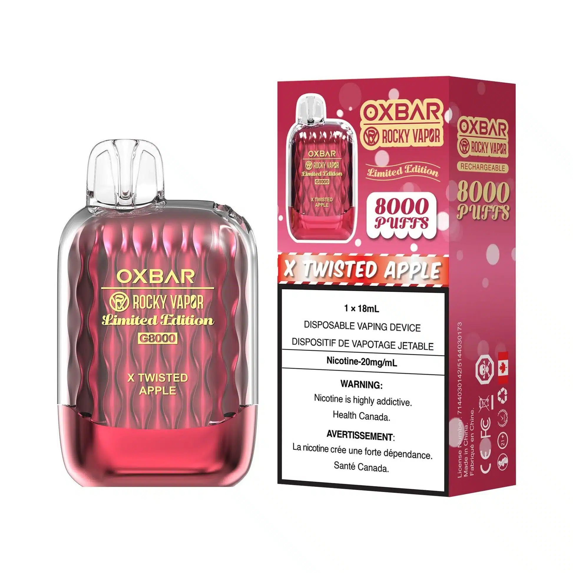 OXBAR X Twisted Apple