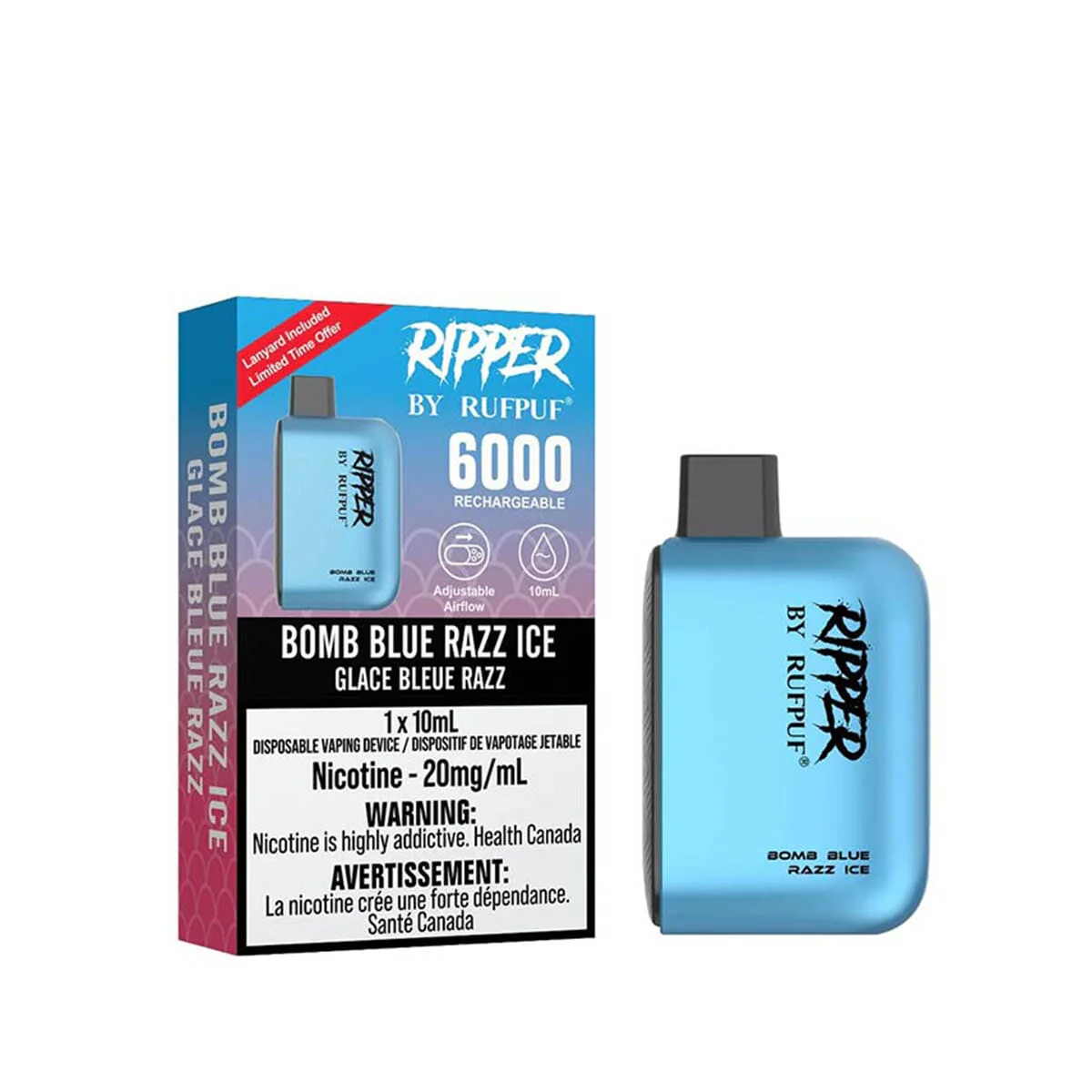 RUFPUF RIPPER K Bomb Blue Razz Ice