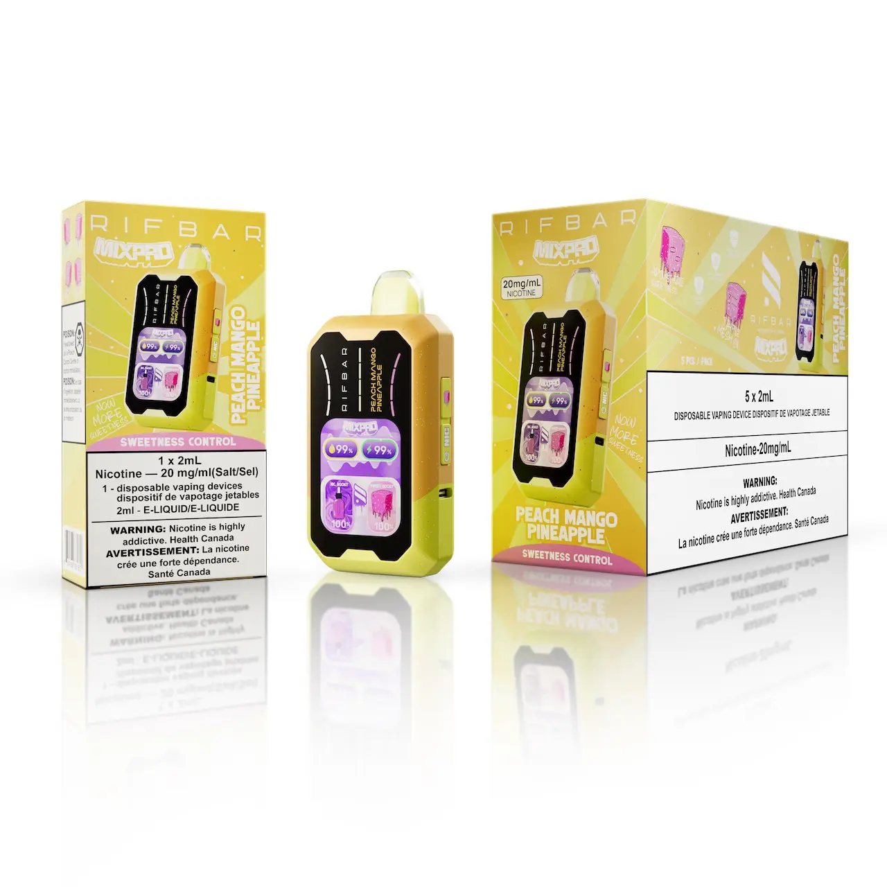 RifBar MixPro k Peach Mango Pineapple