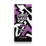 Simply Vapes Grape Runtz 1ML THC distillate cartridge with sweet grape flavour and 510-thread compatibility available at My Native Smokes Canada