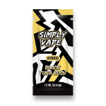 Simply Vapes Black Tuna Kush 1ML THC cartridge with premium cannabis distillate and 510-thread compatibility available at My Native Smokes.
