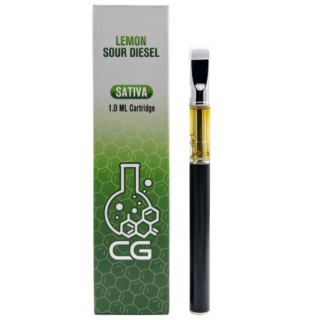 CG Extracts – 1mL Disposable Pen – Lemon Sour Diesel