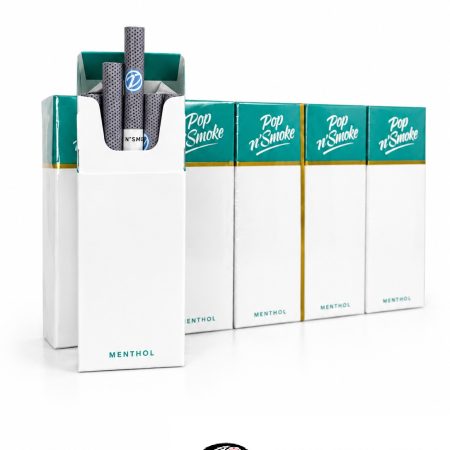 Pop N'Smoke Menthol slim cigarettes carton in Canada