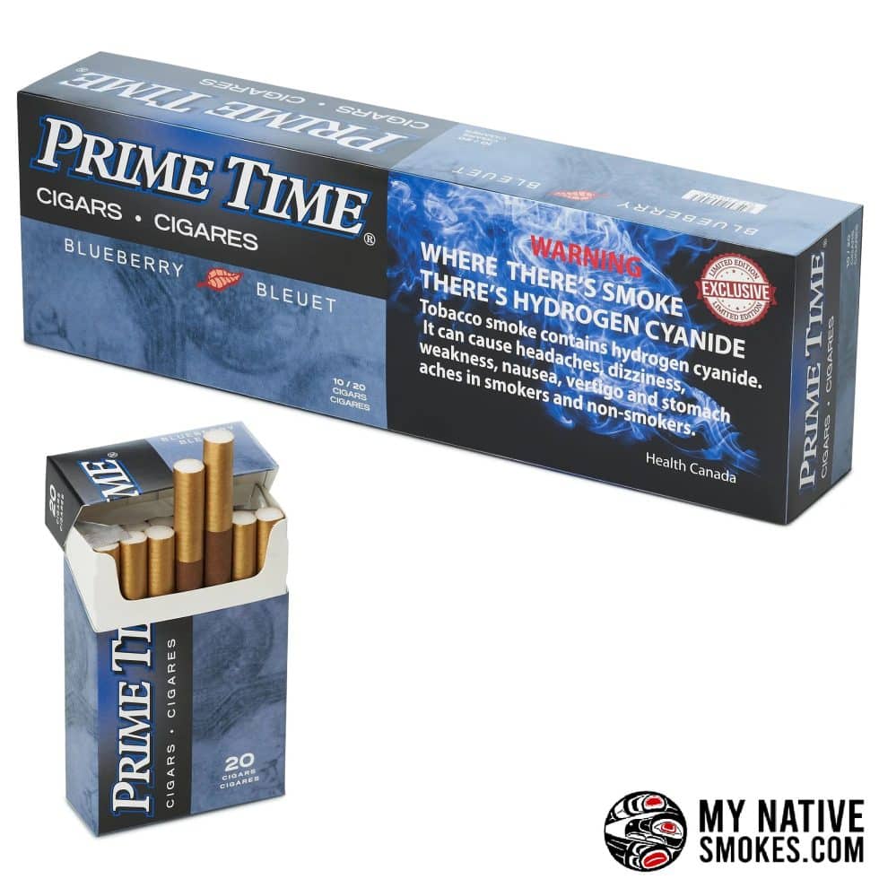 Prime Time Blueberry flavoured cigars