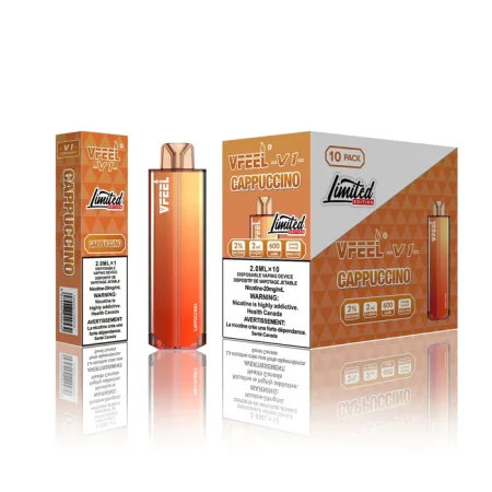 VFEEL V1 6000 Puffs – Cappuccino Disposable Vape