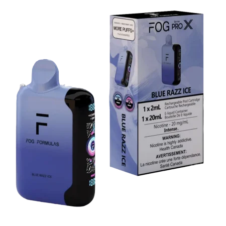 Fog Formulas Pro X 50K – Blue Razz Ice Disposable Vape | 50,000 Puffs