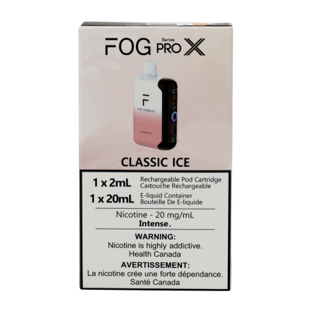 Fog Formulas Pro X 50K – Classic Ice Disposable Vape | 50,000 Puffs