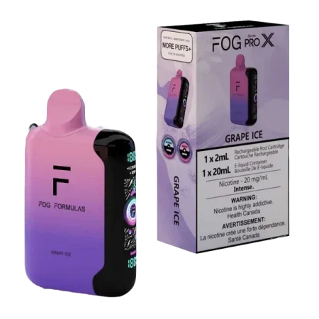 Fog Formulas Pro X 50K – Grape Ice Disposable Vape | 50,000 Puffs