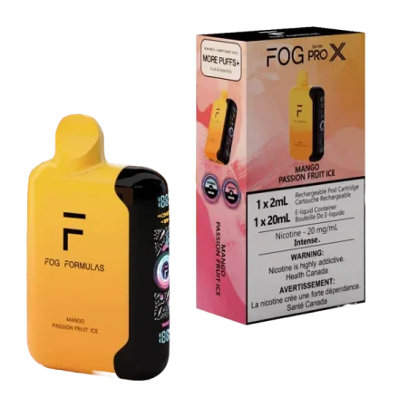 Fog Formulas Pro X 50K – Mango Passion Fruit Ice Disposable Vape | 50,000 Puffs