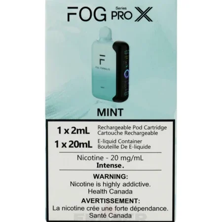 Fog Formulas Pro X 50K – Mint Disposable Vape | 50,000 Puffs
