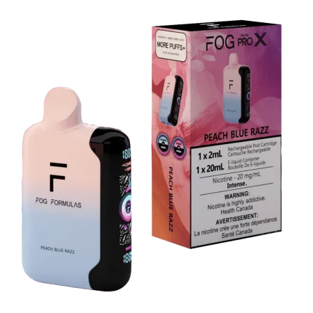 Fog Formulas Pro X 50K – Peach Blue Razz Disposable Vape | 50,000 Puffs