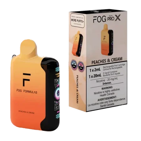 Fog Formulas Pro X 50K – Peaches & Cream Disposable Vape | 50,000 Puffs