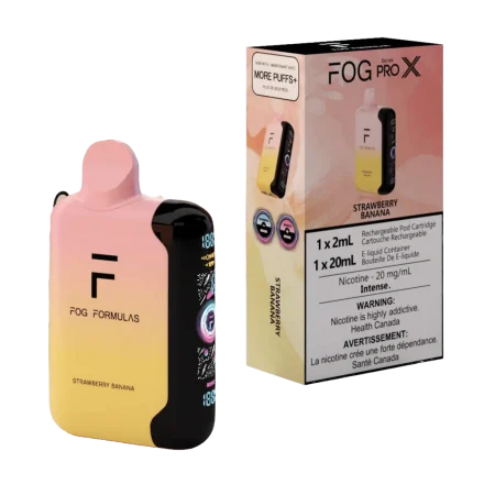 Fog Formulas Pro X 50K – Strawberry Banana Disposable Vape | 50,000 Puffs