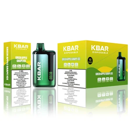 VFEEL Krazy Bar (KBAR) 7500 – Green Apple Grape Ice Disposable Vape