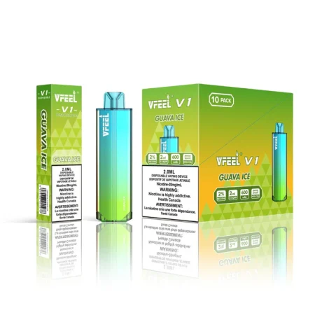 VFEEL V1 6000 Puffs – Guava Ice Disposable Vape