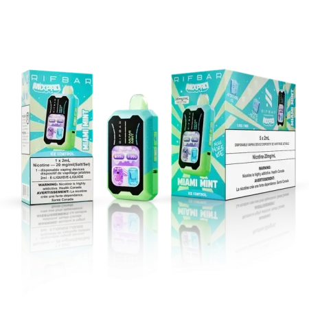 RIFBAR MIXPRO 40K – Miami Mint Disposable Vape | 40,000 Puffs