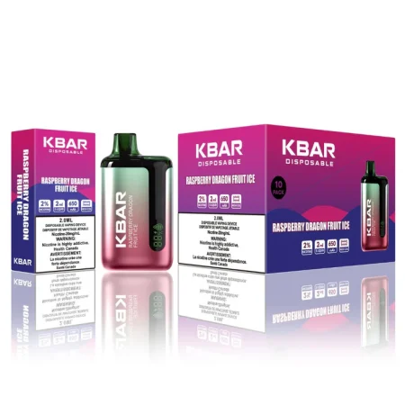VFEEL Krazy Bar (KBAR) 7500 – Raspberry Dragon Fruit Ice Disposable Vape