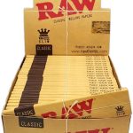 RAW Classic King Size Slim Rolling Papers – 32 Sheets