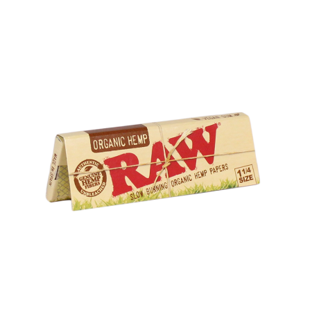 RAW Organic Hemp 1¼ Rolling Papers – 50 Leaves