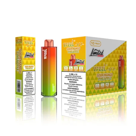 VFEEL V1 6000 Puffs – Sour Mango Pineapple Disposable Vape