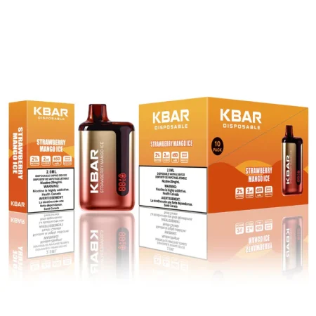VFEEL Krazy Bar (KBAR) 7500 – Strawberry Mango Ice Disposable Vape