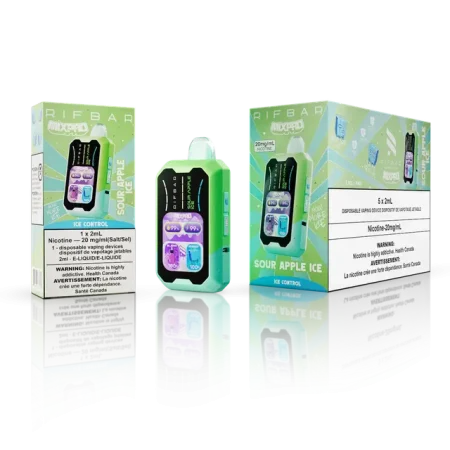 RIFBAR MIXPRO 40K – Sour Apple Ice Disposable Vape | 40,000 Puffs
