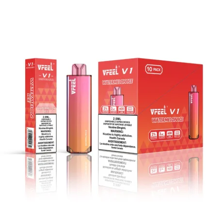 VFEEL V1 6000 Puffs – Watermelon Ice Disposable Vape