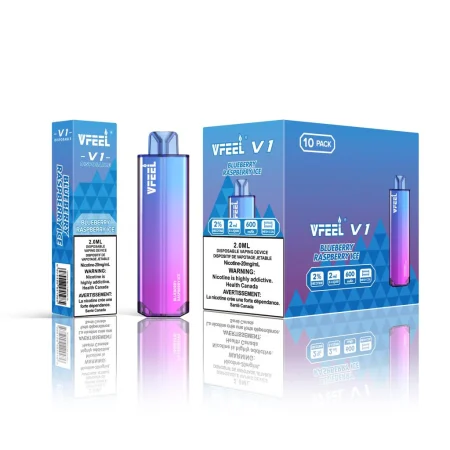 VFEEL V1 6000 Puffs – Blueberry Raspberry Ice Disposable Vape
