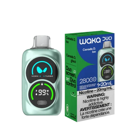 WAKA DUO 28000 Puffs – Canada D. Ice Disposable Vape