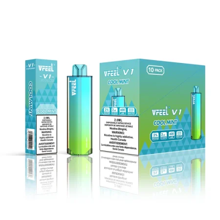 VFEEL V1 6000 Puffs – Cool Mint Disposable Vape
