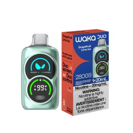 WAKA DUO 28000 Puffs – Grapefruit Lime Ice Disposable Vape