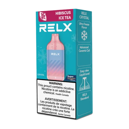 RELX Crystal 15000 Puffs – Hibiscus Ice Tea Disposable Vape