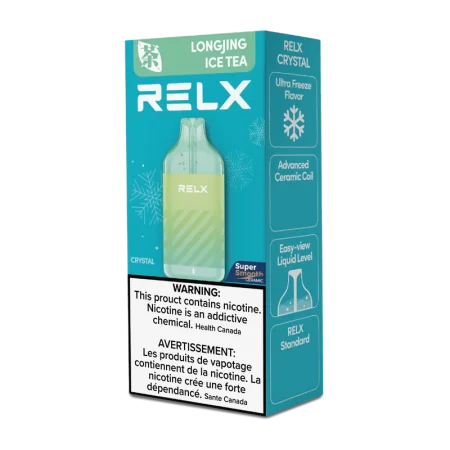 RELX Crystal 15000 Puffs – Longjing Ice Tea Disposable Vape