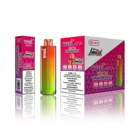 VFEEL V1 6000 Puffs – Lychee Dragon Fruit Disposable Vape