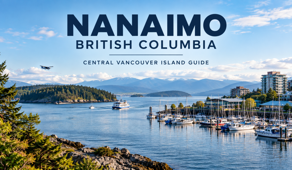 Nanaimo BC waterfront and Central Vancouver Island scenery featured in the MyNativeSmokes Nanaimo location guide