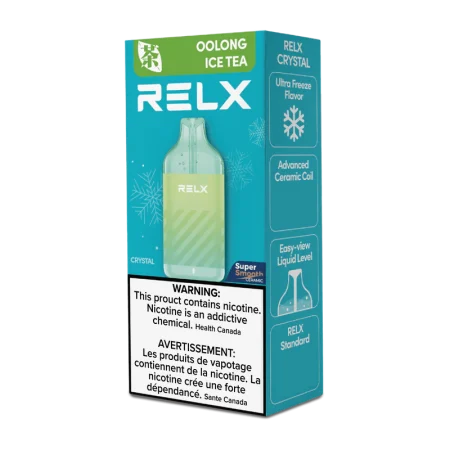 RELX Crystal 15000 Puffs – Oolong Ice Tea Disposable Vape
