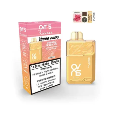 OVNS Ranger 10K – Orange Peach Ice Disposable Vape | 10,000 Puffs