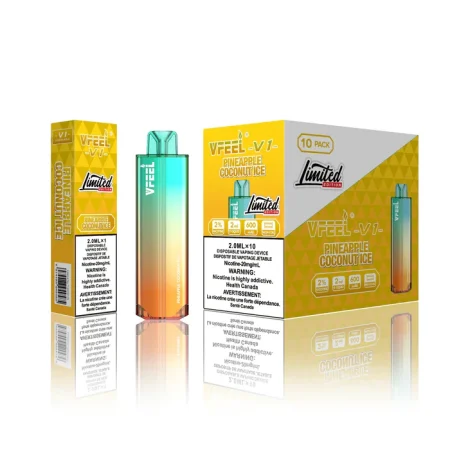 VFEEL V1 6000 Puffs – Pineapple Coconut Ice Disposable Vape